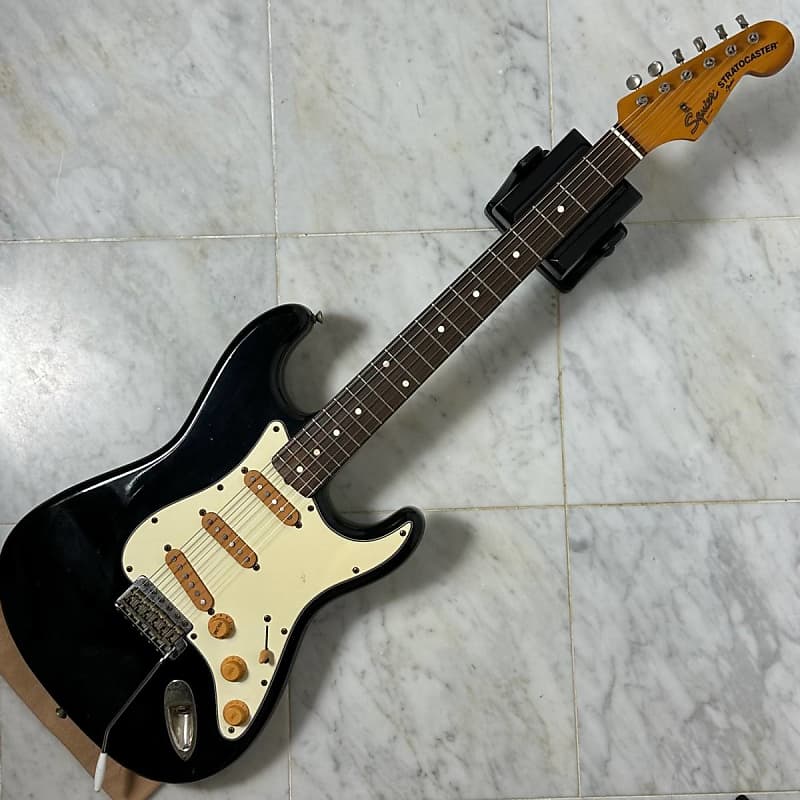 RARE! Squier by Fender JV serial 1982 STRATOCASTER Fujigen with gig bag and  tremolo arm