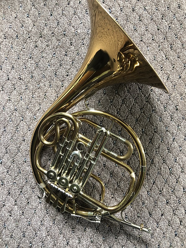 Paxman 60M descant French horn 1983 brass Reverb