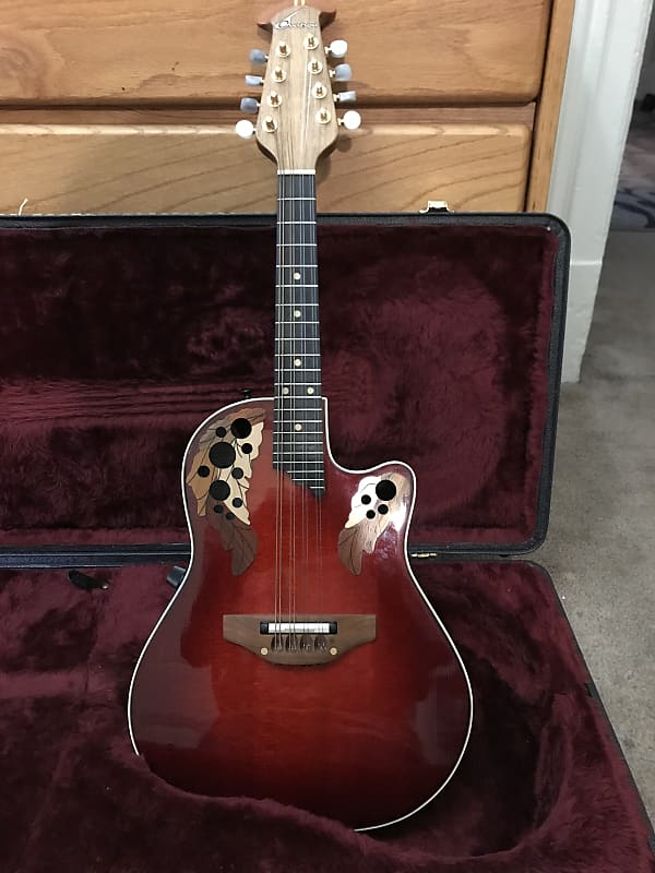 Ovation MM68 Made in USA Acoustic-Electric Mandolin with Hard