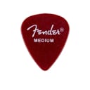 Fender® 351 Shape California Clear™ Picks, Candy Apple Red, Medium - 12 Count