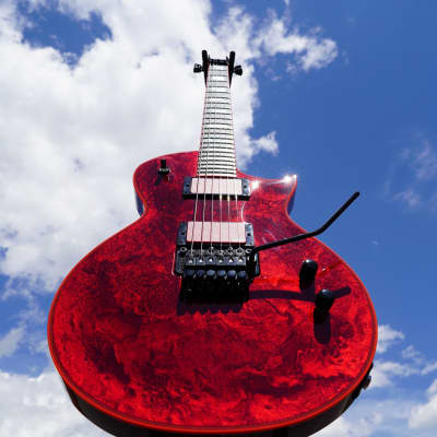 ESP SIGNATURE SERIES Gary Holt EC Liquid Metal Lava 6-String Electric Guitar w/ Case image 1