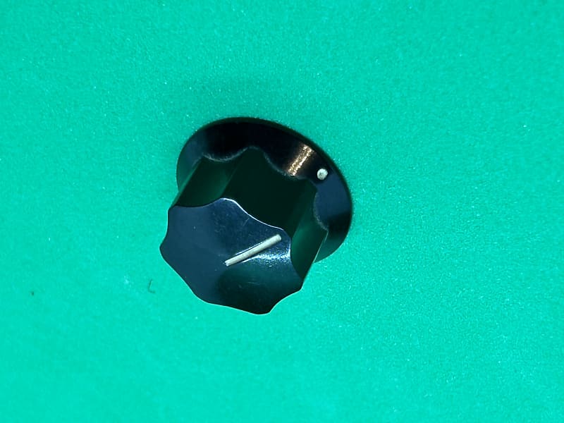 Fender Mustang Jaguar Jazz Bass knob 1960s black in decent Reverb