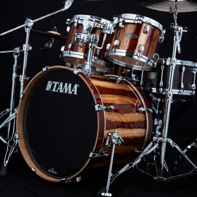 Tama MBS42S-CAR Starclassic Performer Shell Kit 4 pcs - Caramel Aurora/Chrome HW image 8