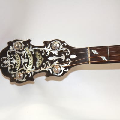 Vintage 1925 Paramount Style 'A' William L. Lange 4-String Tenor Banjo image 11