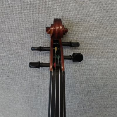 Borg Model MCV41 4/4 Full-Size Violin with Bow and Case Recently Serviced image 5