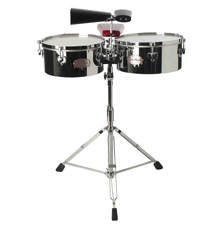 Gon Bops Tumbao Series Timbales Chrome Steel 14