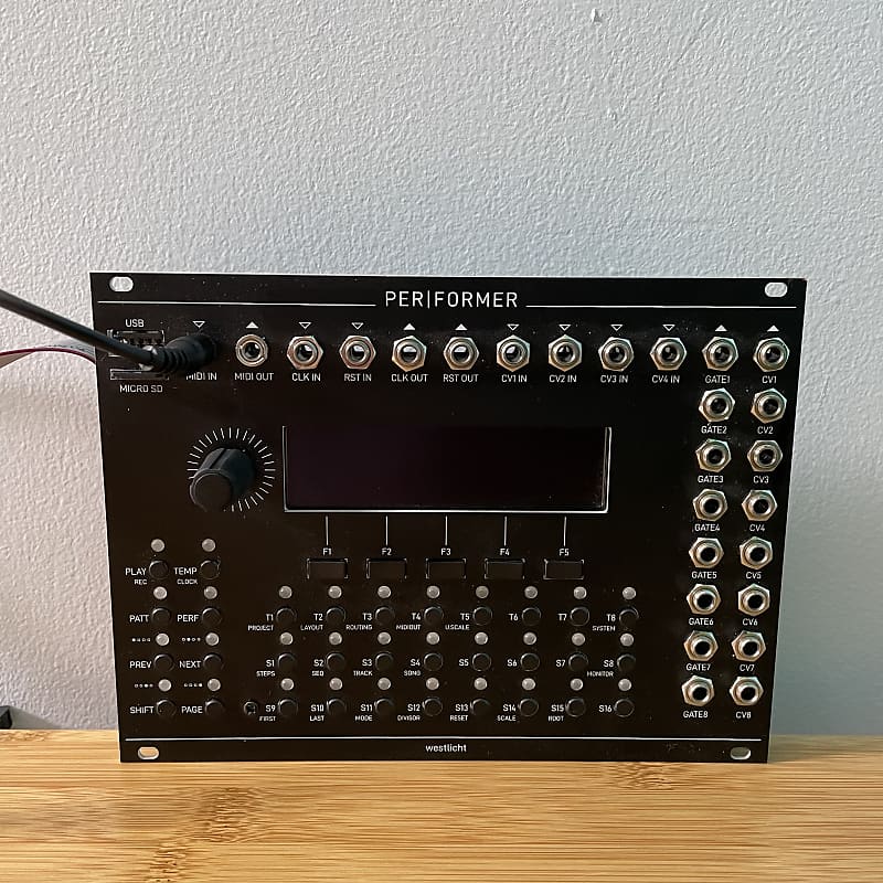 Westlicht Performer 8track eurorack synth sequencer Reverb