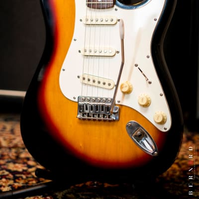 Memphis Stratocaster Lawsuit Era S-Style Guitar (1970s - 80's  Sunburst) image 4