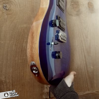 Paul Reed Smith PRS SE Lefty Custom 24 Electric Guitar Faded Blue Burst image 7