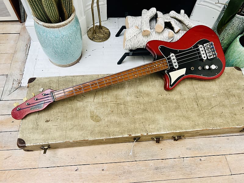 *VALENTINE’S DAY SALE * Circa 1961 Burns Sonic Bass Left Handed Lefty Rare Vintage Collector Lefthand w/ OHSC image 1