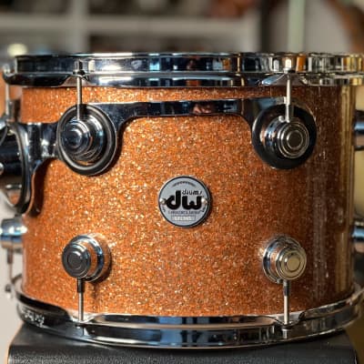 DW Drums Collectors Pure Maple Standard Drum Set - 9x13, 16x16, 18x24, 7x14 - Champagne Sparkle image 2