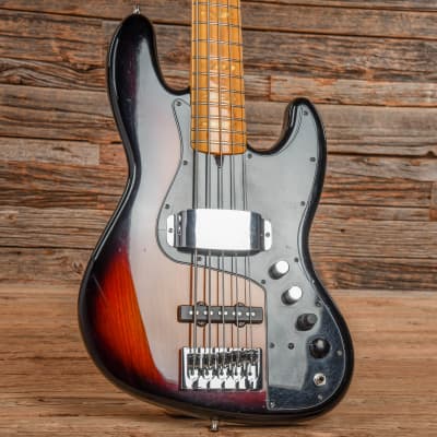 Fender Marcus Miller Artist Series Signature Jazz Bass V Sunburst 2014 image 8