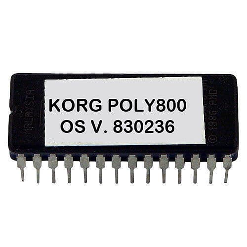 Korg Poly800 MK I version 36 latest OS firmware update upgrade EPROM Poly 800 Rom image 1