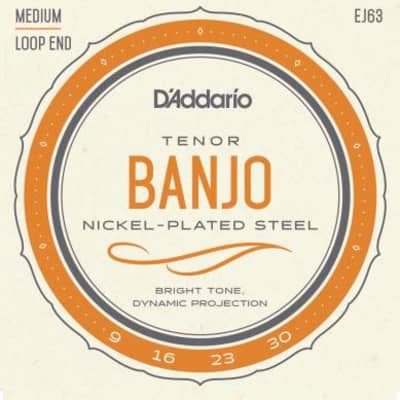D'Addario EJ63 Banjo Strings Tenor (9-30) image 1