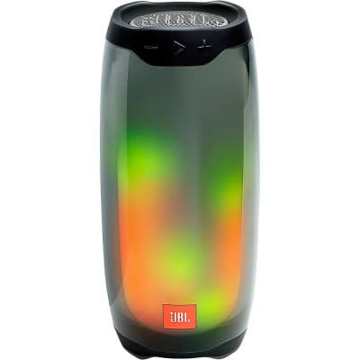 JBL Pulse 4 Waterproof Portable Bluetooth Speaker with Built-in Light Show Regular Black image 3