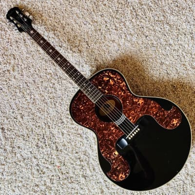 Epiphone SQ-180 Everly Brothers アコースティック 1990 Epiphone SQ-180 Everly Brothers mini-jumbo guitar - YouTube