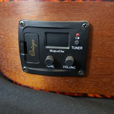 New Ortega RU5CE-BA Baritone Cutaway Acoustic Electric Ukulele RU Series image 7