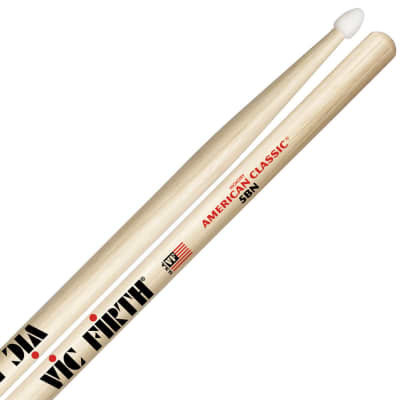 Vic Firth American Classic 5BN Drum Sticks Nylon Tip image 2