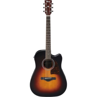 Ibanez AW400CE - Artwood Series - Acoustic/Electric Guitar - Tobacco Brown Sunburst for sale