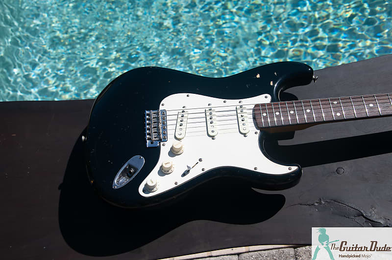 1982 Fender Japan Vintage JV ST62-65 '62 Stratocaster Reissue - Black - JV  Serial - Japan Vintage - | Reverb