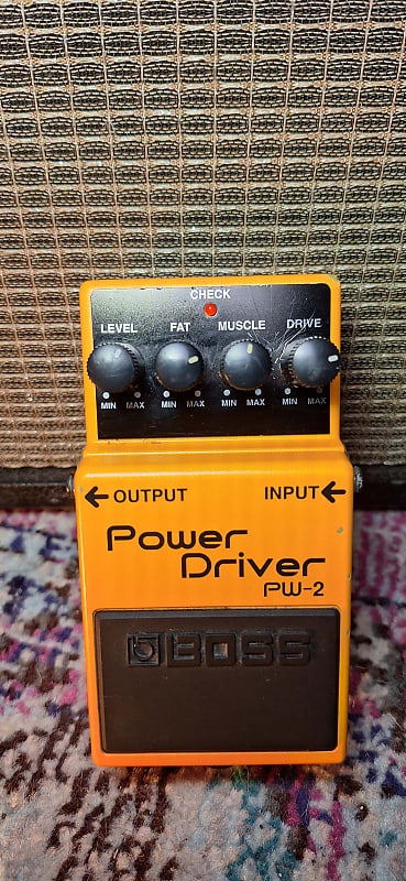ギター BOSS Power Driver PW-2 Boss's Fuzzy Grunge Distortion - Boss Power Driver PW-2