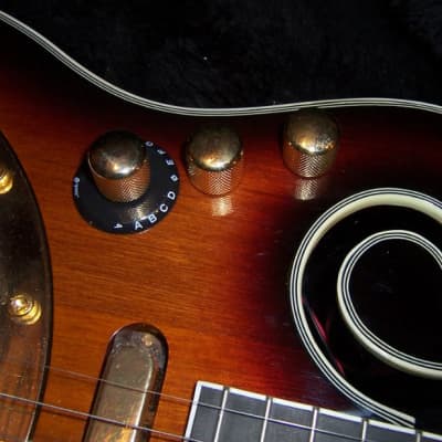 Gold Tone EBM-5 Electric Solid Body Maple Neck Mahogany Top 5-String Banjo - Tobacco Sunburst image 6