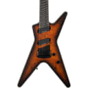 Dean ML Select 8 MS Kahler Electric Guitar, 8-String (with Case), Satin Natural Black Burst