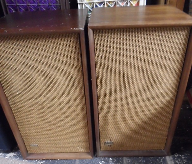 vintage Electro Voice EV Four 60 s stereo speakers tested EX