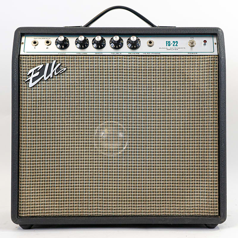 Elk FS-22 Silverface Princeton Style Guitar Amp w/ 22 watts, 12” Speaker - Iconic Vintage Inspired Looks image 1