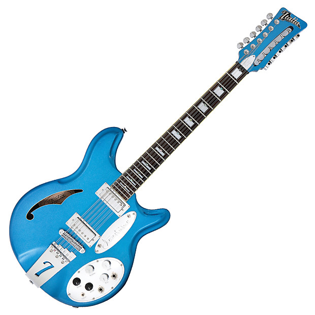 ITALIA JEFFREY FOSKETT SIGNATURE 12 STRING COBALT BLUE GIG BAG