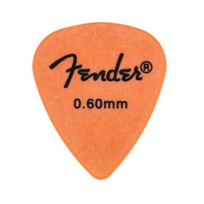 Fender Rock-On Touring Picks, 351 Shape .60 MM, Orange, 72 Count 2016