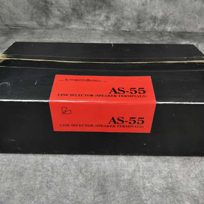 LUXMAN AS-55 Line Selector Speaker Terminals W/ Original Box [Excellent] image 5