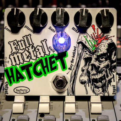 Rafferty Pedals Full Metal Hatchet Handcrafted Analog Distortion (Rectifier Based) image 1