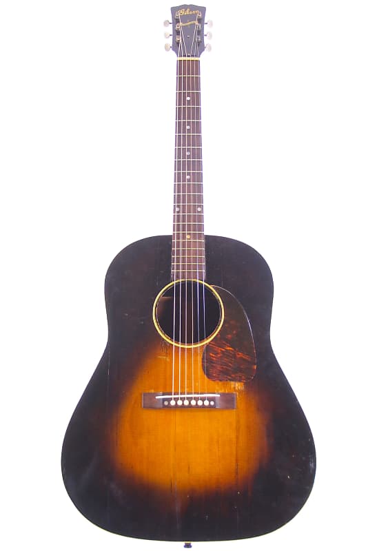 Gibson J-45 "Banner Logo" with Mahogany Neck 1942 Sunburst - extremly nice + rare wartime guitar + video image 1