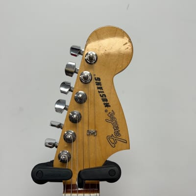 Fender Mexican 75th Anniversary Mustang Electric Guitar Firemist Gold 2021 image 3