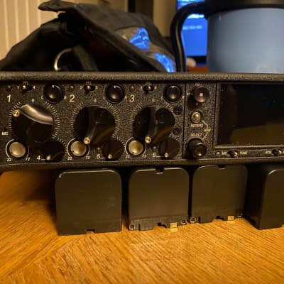 Sound Devices 633 Portable Mixer/Recorder w/Accessory Pack and Many Extra Batteries image 3