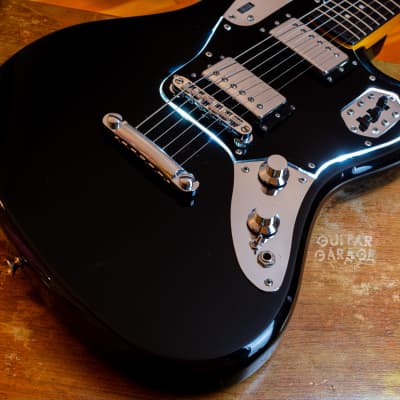 2004 Fender Japan Jaguar Special JGS HH Black LED pickguard Hardtail offset guitar - CIJ image 12