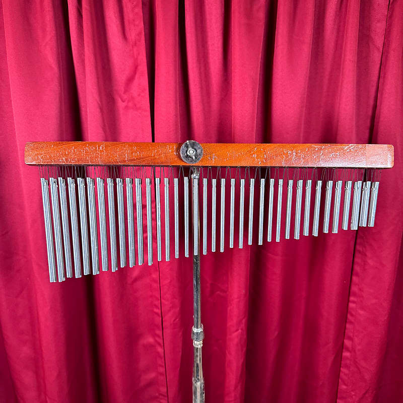 Vintage Double Row 72 Solid Bar Chimes image 1