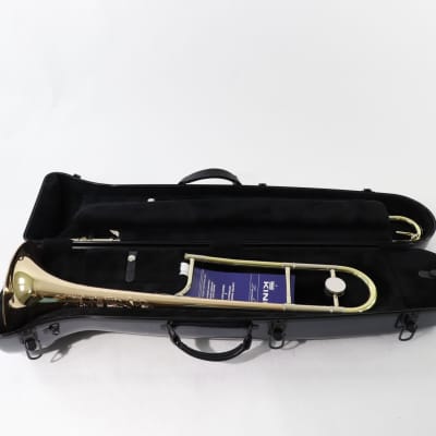 King Model 3BG 'Legend' Tenor Trombone with Gold Brass Bell SN 616717 OPEN BOX image 1