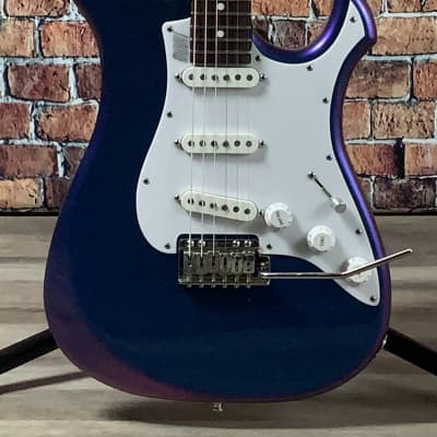 Moon Guitars Custom Blood Moon 2020 - Blue Nebula (color shifting) image 2