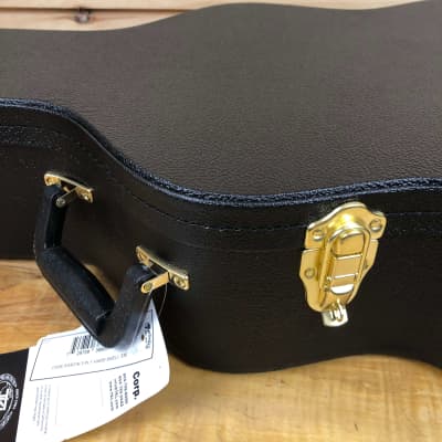 Martin Hardshell Plush Case for 000 Size Guitars - Black w/ Green Interior image 5