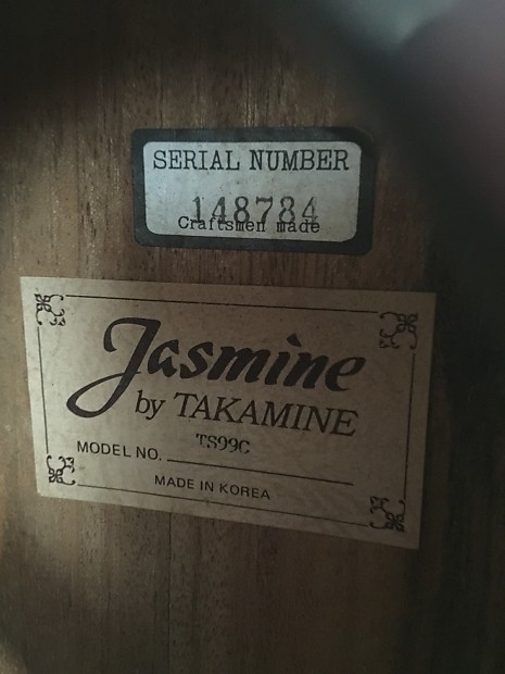 Jasmine by Takamine TS99C 1993 Walnut Burst Acoustic Reverb