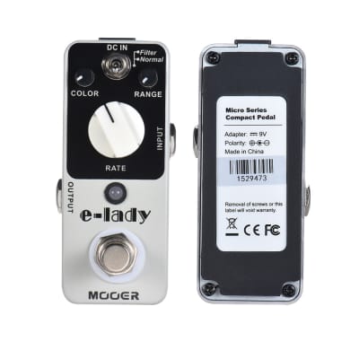 MOOER E-Lady Classic Analog Flanger Electric Guitar Effect Pedal True Bypass image 2