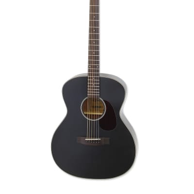 Aria 101-MTBK OM Orchestral Model Spruce Top Mahogany Neck Rosewood Fingerboard Acoustic Guitar image 3