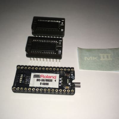 Rare and Unique! Upgdare Kit - Memory 2 x 4 MB - DRAM (4,194,304 - word) and new firmware for Roland MC-50 to MC-50 mkII/mkIII