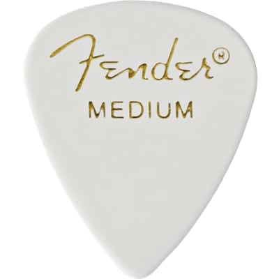 Fender 351 Classic Medium White Pick X 12 for sale