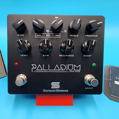 Seymour Duncan Palladium Gain Stage Distortion Guitar Effects Pedal Black Bass image 2
