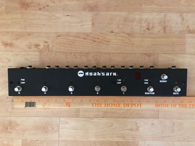 Noah'sark PTBS-1 Programmable True Bypass Switcher (5 Loops) Made in Japan