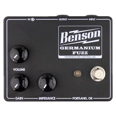 Benson Amps Germanium Fuzz Studio Black - Black for sale