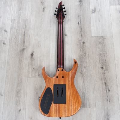 Mayones Duvell Elite Pro 7 Guitar, 7-String, Ebony, Trans Graphite Satin image 6